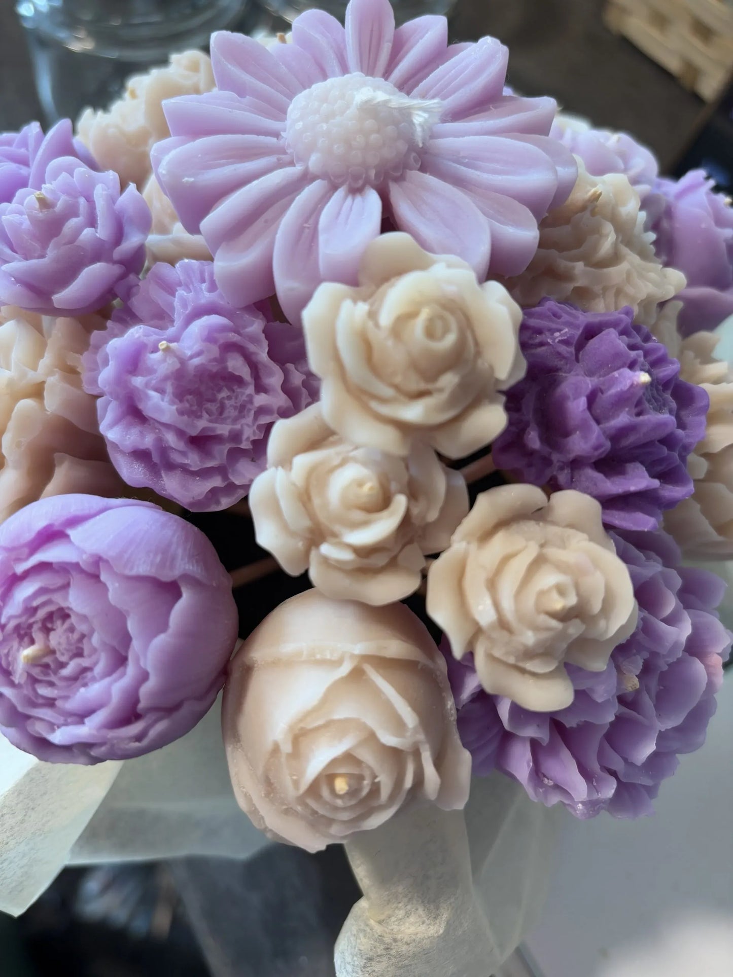 Bouquet bonbon violette